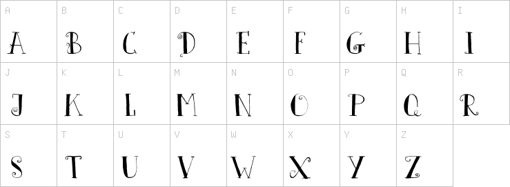 Uppercase characters