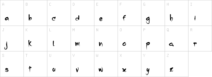 Uppercase characters