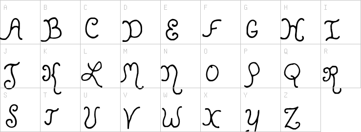 Uppercase characters
