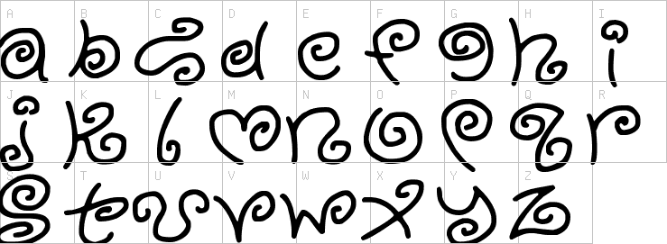 Uppercase characters