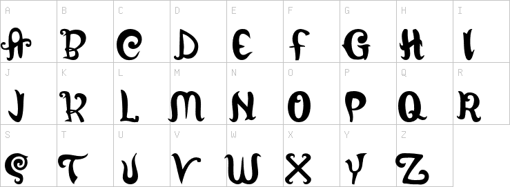 Uppercase characters