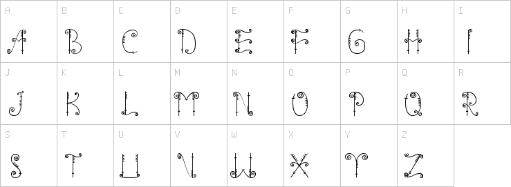 Uppercase characters