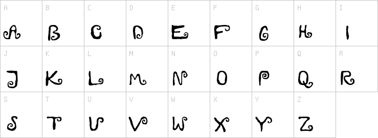 Uppercase characters