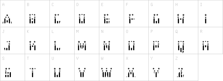 Uppercase characters