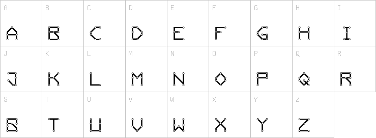 Uppercase characters