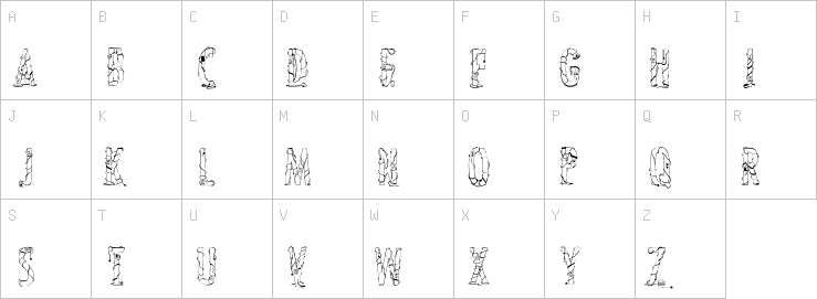 Uppercase characters