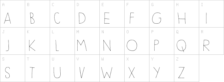 Uppercase characters