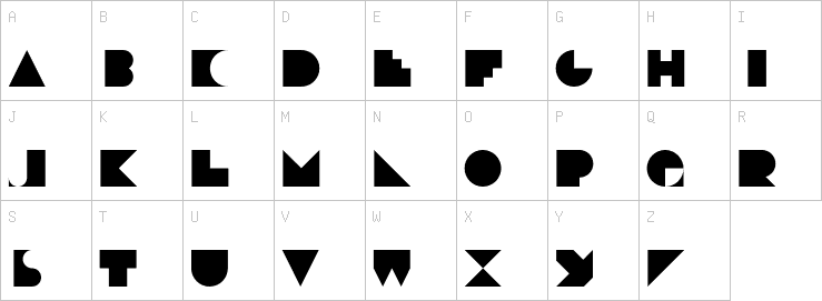 Uppercase characters