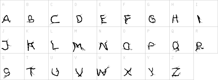 Uppercase characters