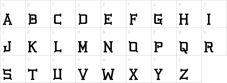 Uppercase characters