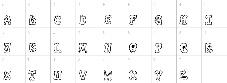 Uppercase characters