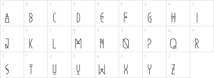 Uppercase characters