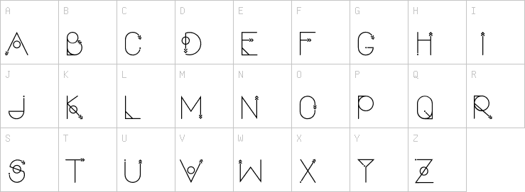 Uppercase characters