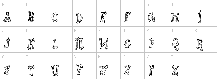 Uppercase characters