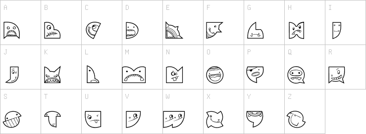 Uppercase characters