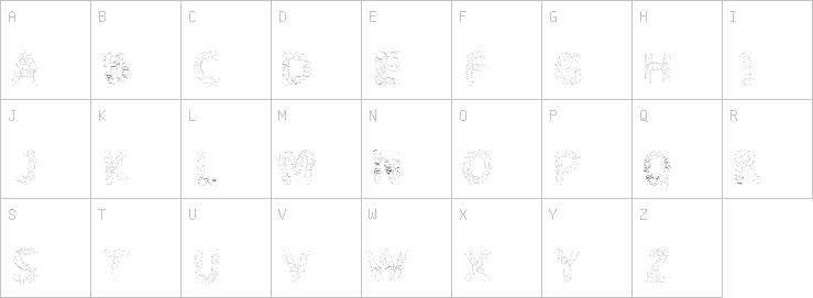Uppercase characters