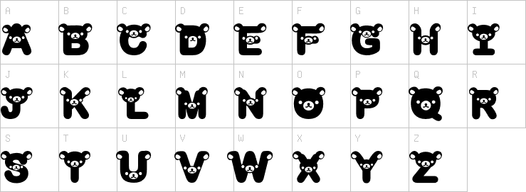 Uppercase characters