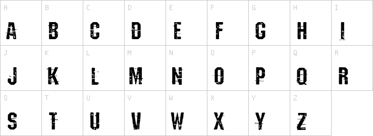 Uppercase characters