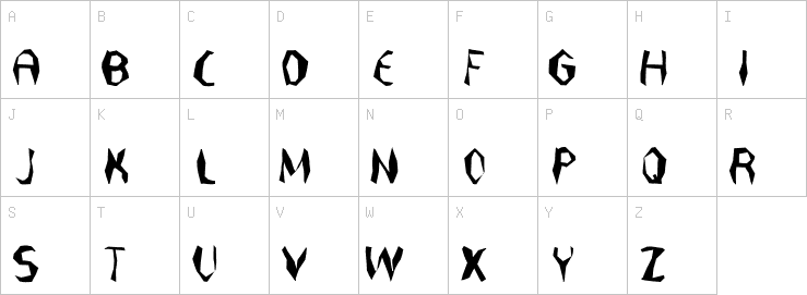 Uppercase characters