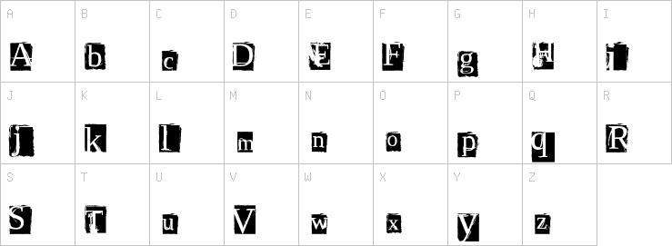 Uppercase characters