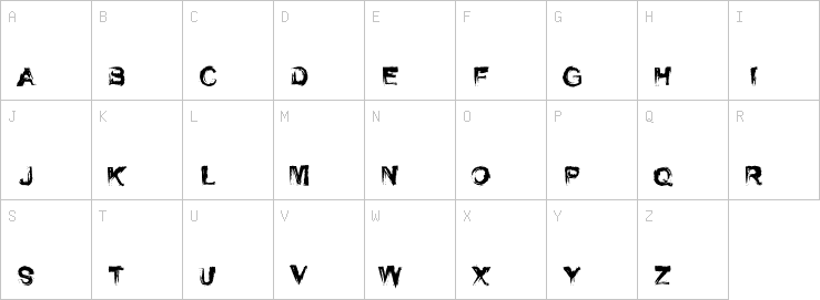 Uppercase characters