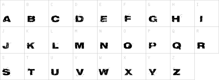 Uppercase characters