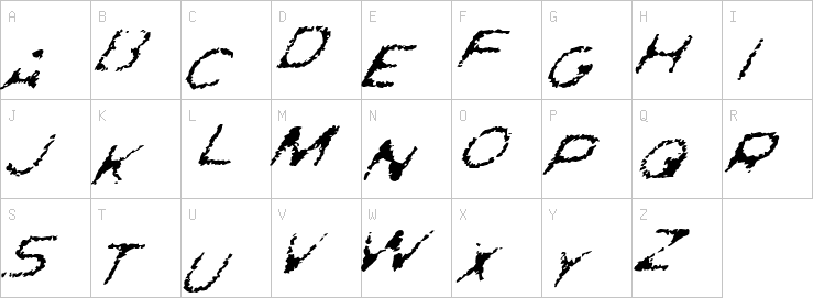 Uppercase characters