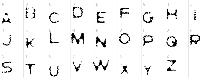 Uppercase characters