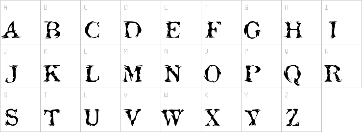 Uppercase characters