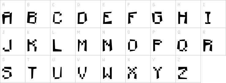 Uppercase characters