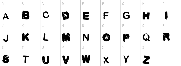 Uppercase characters