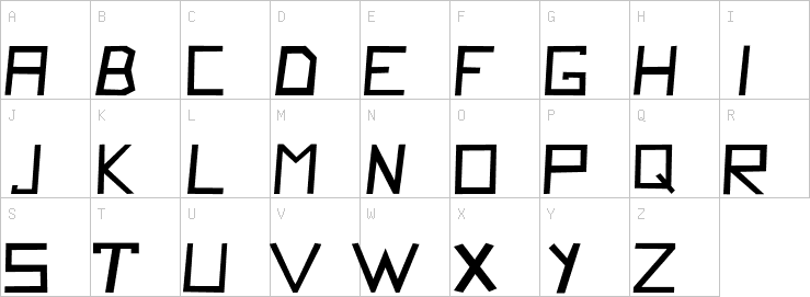 Uppercase characters
