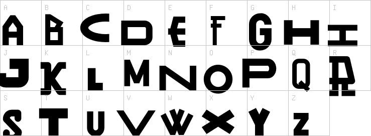 Uppercase characters