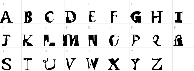 Uppercase characters