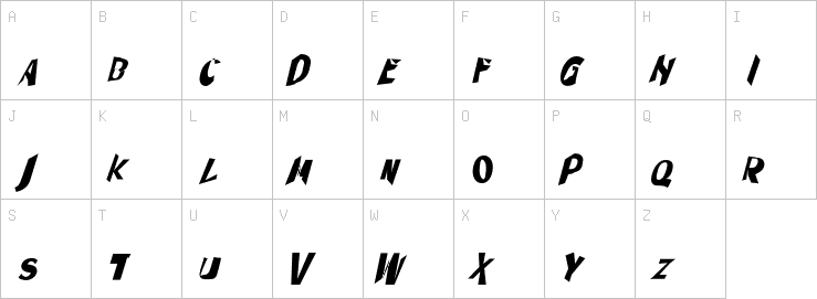 Uppercase characters