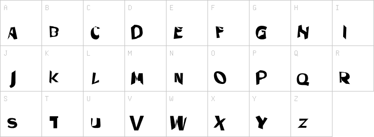 Uppercase characters