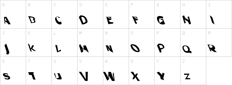 Uppercase characters