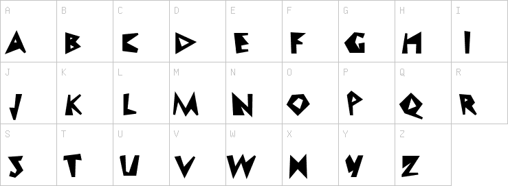 Uppercase characters