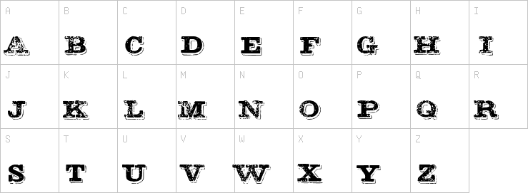 Uppercase characters