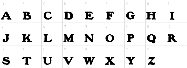 Uppercase characters