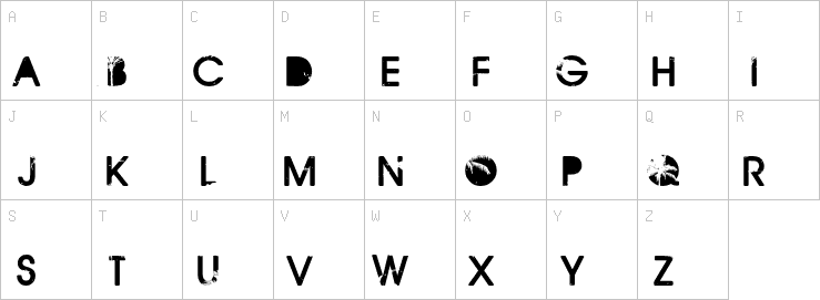 Uppercase characters