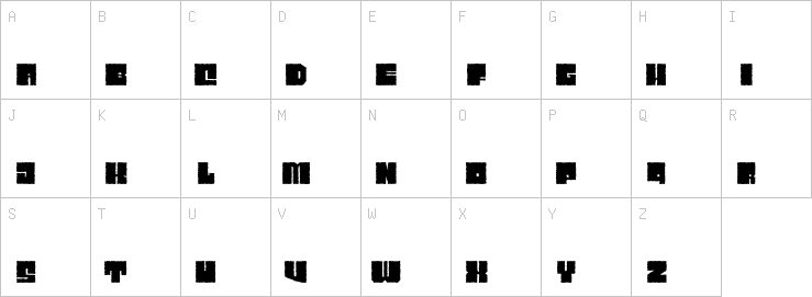 Uppercase characters