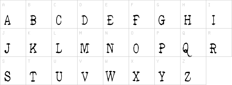 Uppercase characters