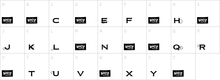 Uppercase characters