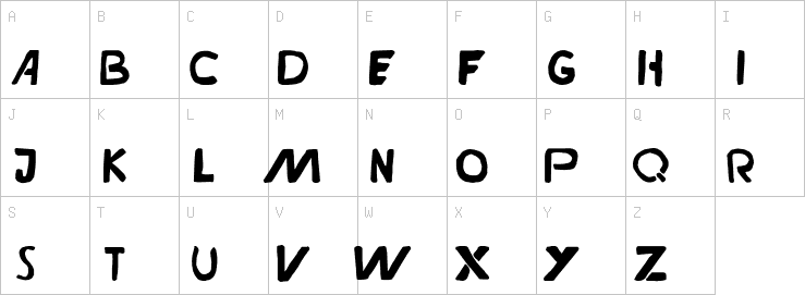 Uppercase characters