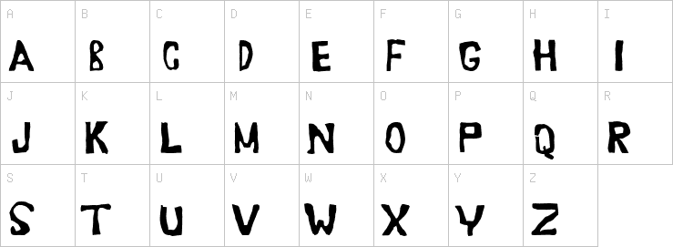 Uppercase characters