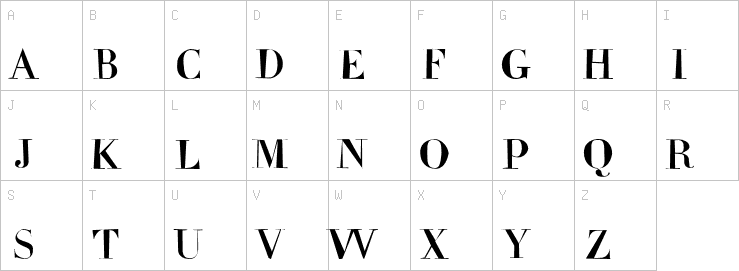 Uppercase characters
