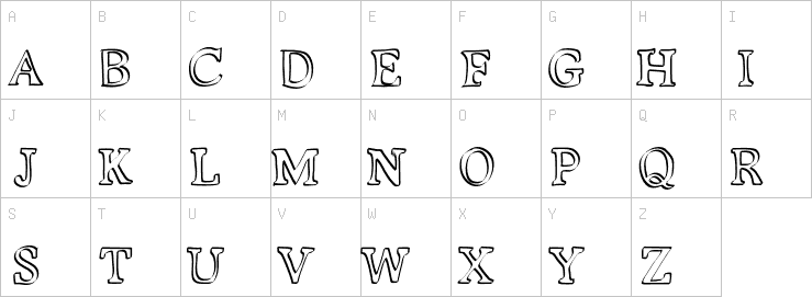Uppercase characters