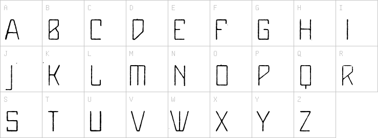 Uppercase characters