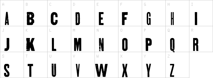 Uppercase characters